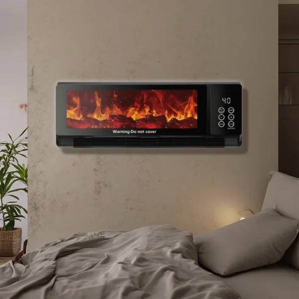 Electric Heater, 2000W, 2000 W, Plastic - view 2