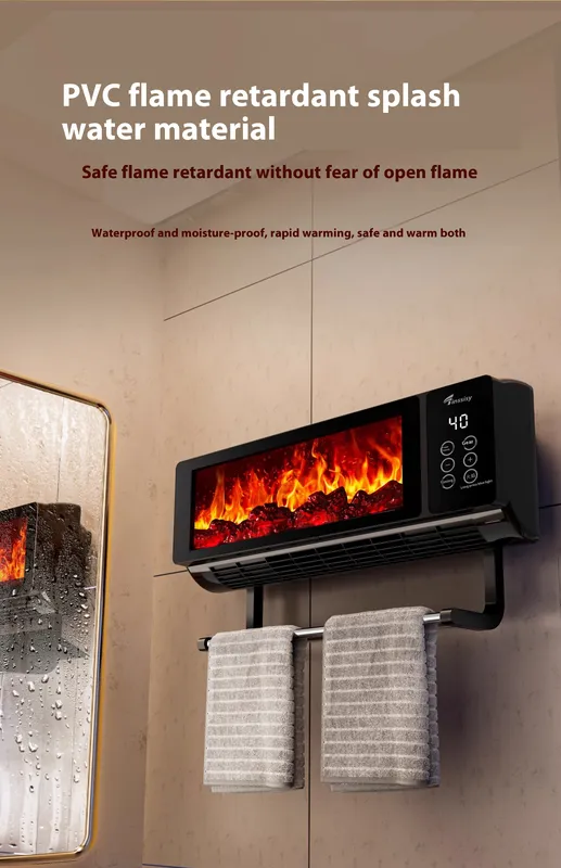 Electric Heater, 2000W, 2000 W, Plastic - view 5