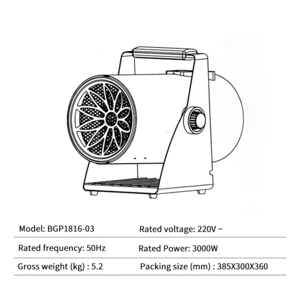 Electric Heater, 220V, 220 V - view 6