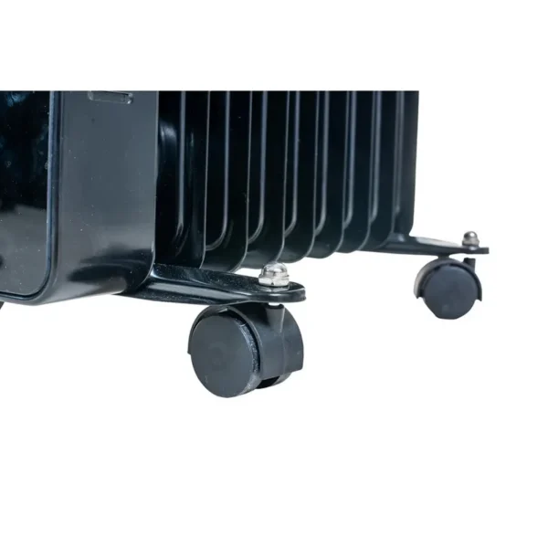 Electric Heater, 9-Fin, 2000W, Plastic