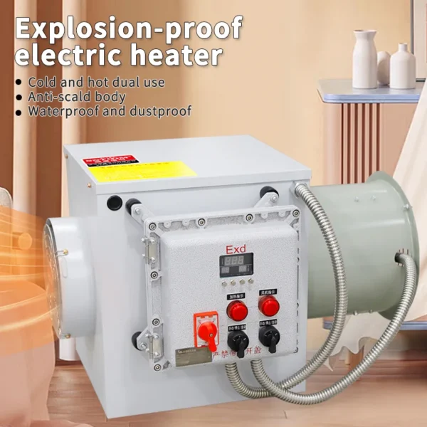 Electric Heater, Explosion-proof, Stainless, Steel - view 3