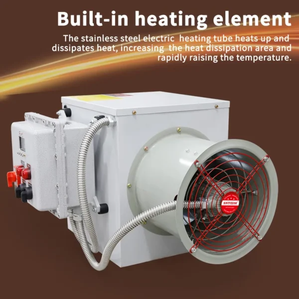 Electric Heater, Explosion-proof, Stainless, Steel - view 5
