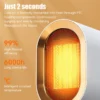 Electric Heater, Portable, 1200W, PTC - view 6