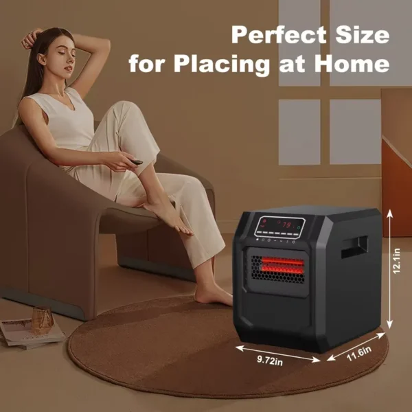 Electric Heater, Portable, Fire resistance ABS - view 6