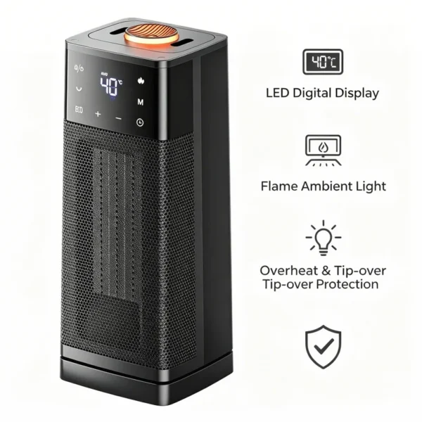 Electric Heater, Portable, PTC - view 6