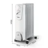 Electric Heater, RAF, 2000W, Portable - view 5
