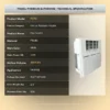 Electric Heater, Wall, 300m3, 27W - view 5