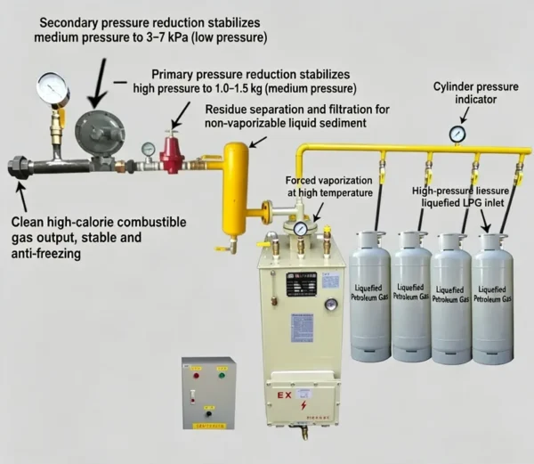 Electric Heating Propane Evaporator, Explosion-proof, LPG - view 6