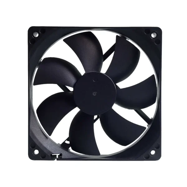 Electric High-temperature Axial Fan, 120x120x25mm, Plastic - view 3
