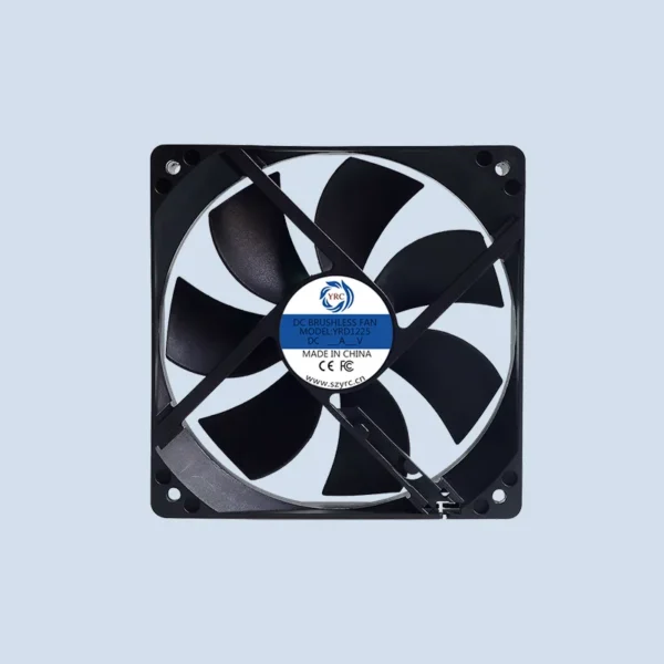 Electric High-temperature Axial Fan, 120x120x25mm, Plastic - view 6