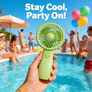 Electric Mini Handheld Fan, USB, Portable