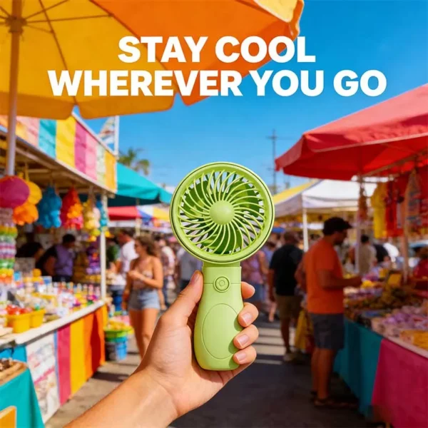 Electric Mini Handheld Fan, USB, Portable - view 5