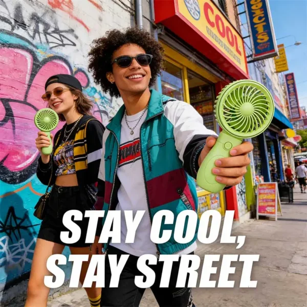 Electric Mini Handheld Fan, USB, Portable - view 6