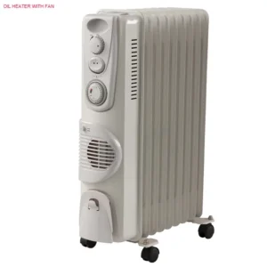 Electric Oil Filled Radiator, 1000W, Metal