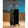 Electric Oil-filled Radiator, 1500W, LED, 24h, Portable - view 5
