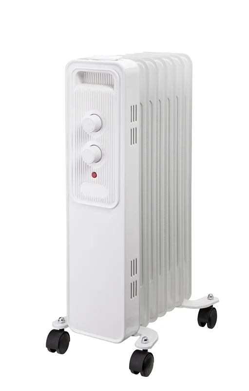 Electric Oil Filled Radiator, Portable, 2000W - view 2