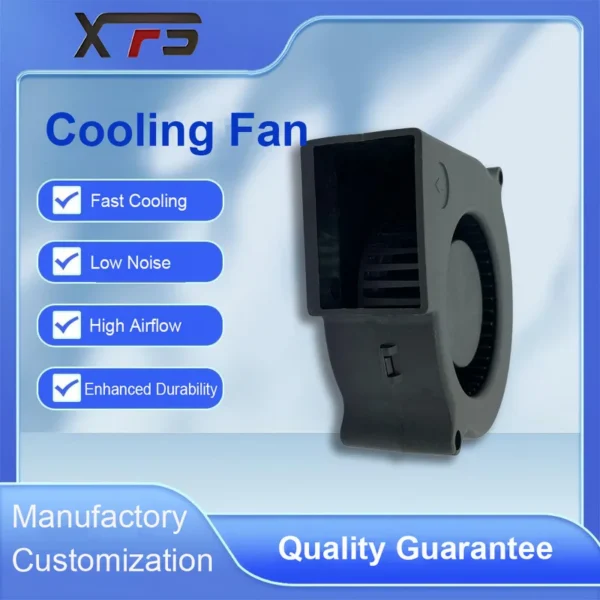 Electric Plastic Axial Fan, 12V/24V, 7530 - view 3