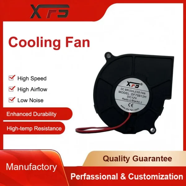 Electric Plastic Axial Fan, 12V/24V, 7530 - view 5