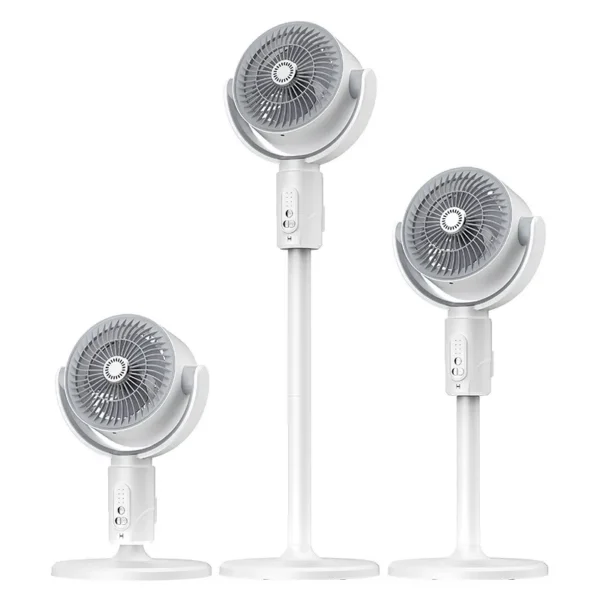 Electric Plastic Floor Fan, Brushless, Portable - view 2