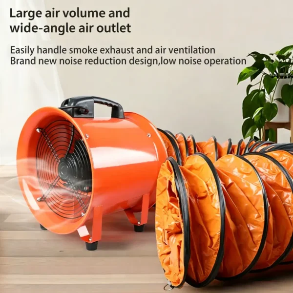 Electric Portable Axial Fan, 14-inch, Aluminum, 220V/380V - view 2