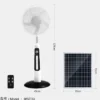 Electric Powered Stand Fan, Solar, 220V - view 2