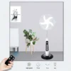 Electric Powered Stand Fan, Solar, 220V - view 5