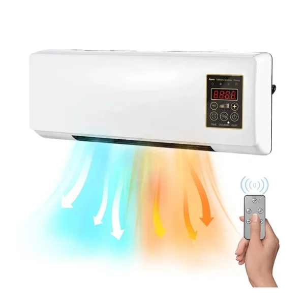 Electric Ptc Ceramic Fan, Portable, Wall, ERP