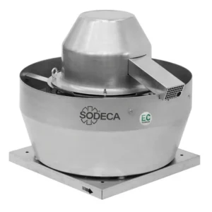 Electric Roof-mounted Extract Fan, SODECA, Aluminum, Roof