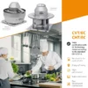 Electric Roof-mounted Extract Fan, SODECA, Aluminum, Roof - view 2