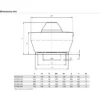 Electric Roof-mounted Extract Fan, SODECA, Aluminum, Roof - view 5