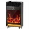 Electric Safety Ptc Fireplace, 12-Hour, 2000 W, Plastic