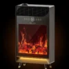 Electric Safety Ptc Fireplace, 12-Hour, 2000 W, Plastic - view 3
