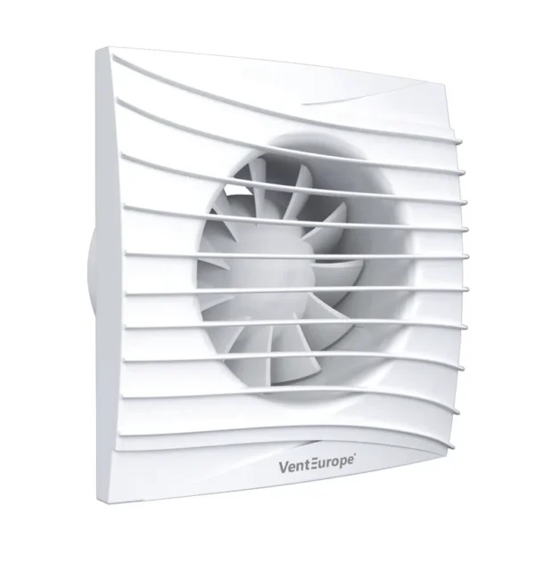 Electric Silent Bathroom Extractor, VENTUROPE, VE100-QF-C - view 2