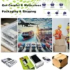 Electric Solar Standing Fan, 2200, Plastic, USB - view 4