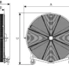 Electric Standing Floor Fan, Aluminium, Stainless, Steel - view 6