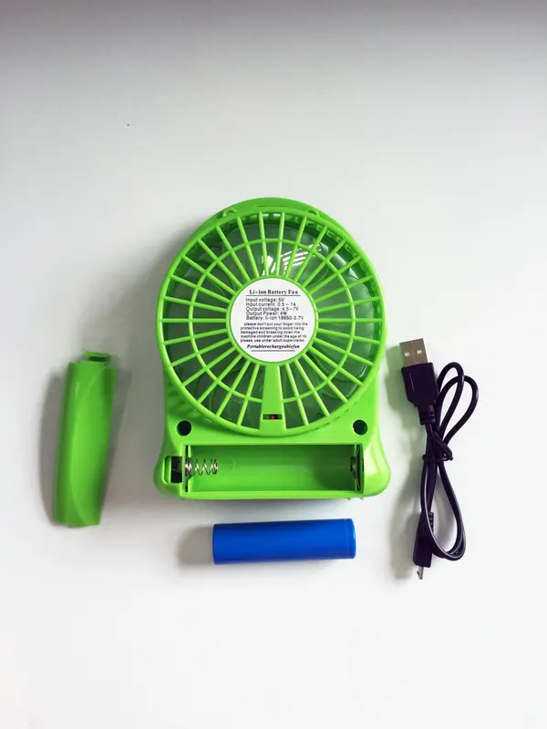 Electric Table Box Fan, USB, Plastic - view 3