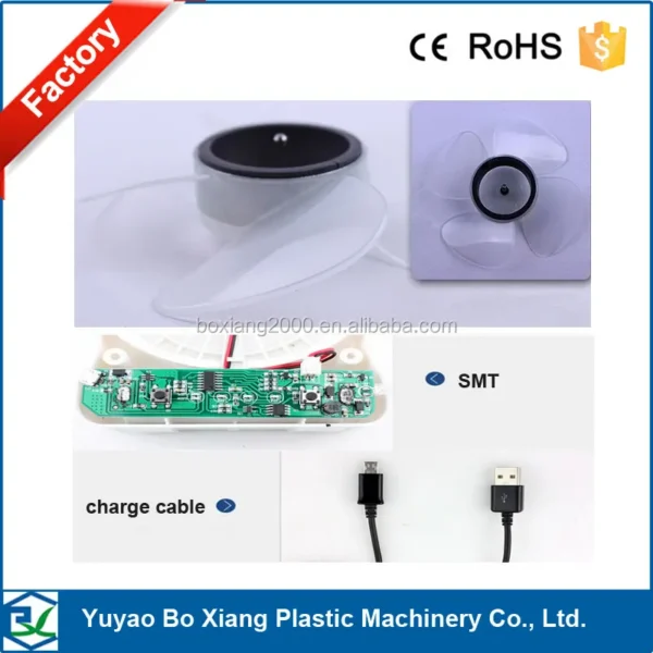 Electric Table Box Fan, USB, Plastic - view 5