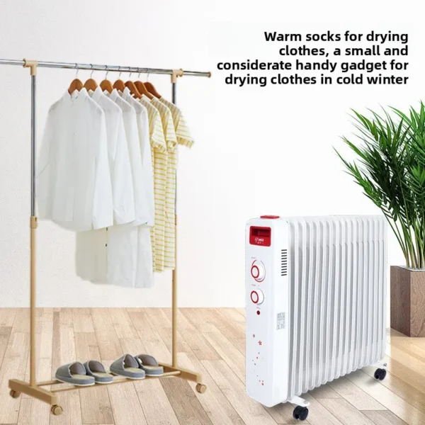 Electric Thermal Oil Radiator, 1500-2000W - view 4