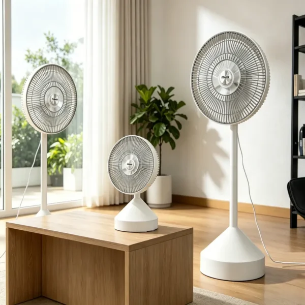 Electric Ventilation Fan, 2-in-1, 70W, Portable, 3-Speed - view 3