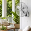 Electric Wall Mounted Fan, Metal - view 2