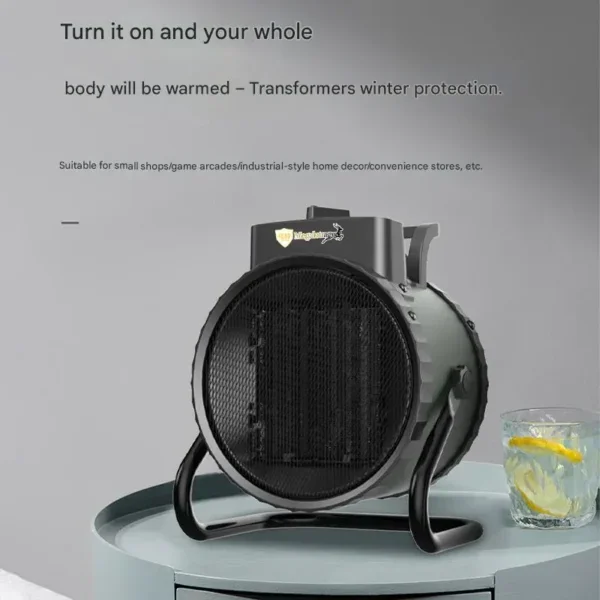 Electric Warm Air Heater, 2KW, PTC, Portable