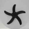 Electronic Stand Floor Fan, Plastic, Electric, Aluminum