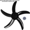 Electronic Stand Floor Fan, Plastic, Electric, Aluminum - view 3