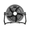 Electronic Stand Floor Fan, Plastic, Electric, Aluminum - view 5