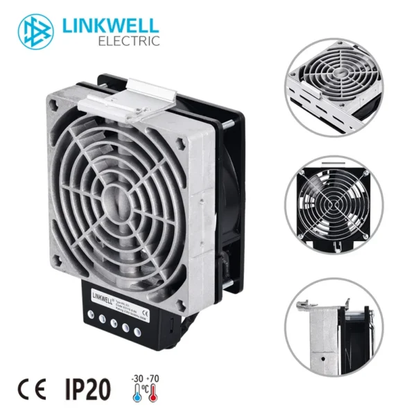 Element Extruded Aluminum Fan, LINKWELL, 220V, 120-230VAC, PTC - view 2