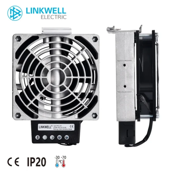 Element Extruded Aluminum Fan, LINKWELL, 220V, 120-230VAC, PTC - view 5