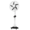 Emergency Oscillating Stand Fan, 18-inch, 12V, 7Ah, 9-speed