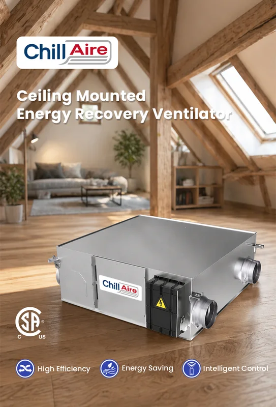 Energy Recovery Ventilation Unit, ERV, HRV, 5th, CSA - view 2