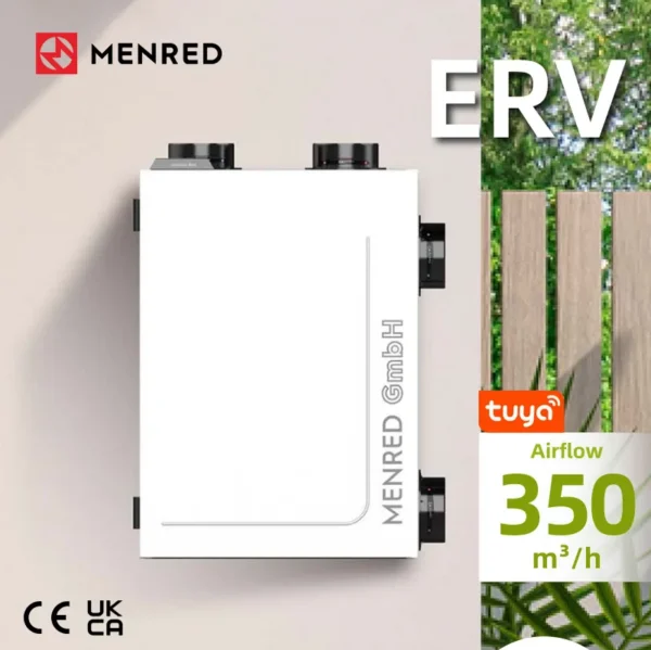 Energy Recovery Ventilation Unit, MENRED, RC2.350E, ERV, HVAC