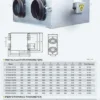 Energy Recovery Ventilator, ERV, HRV, HVAC - view 2